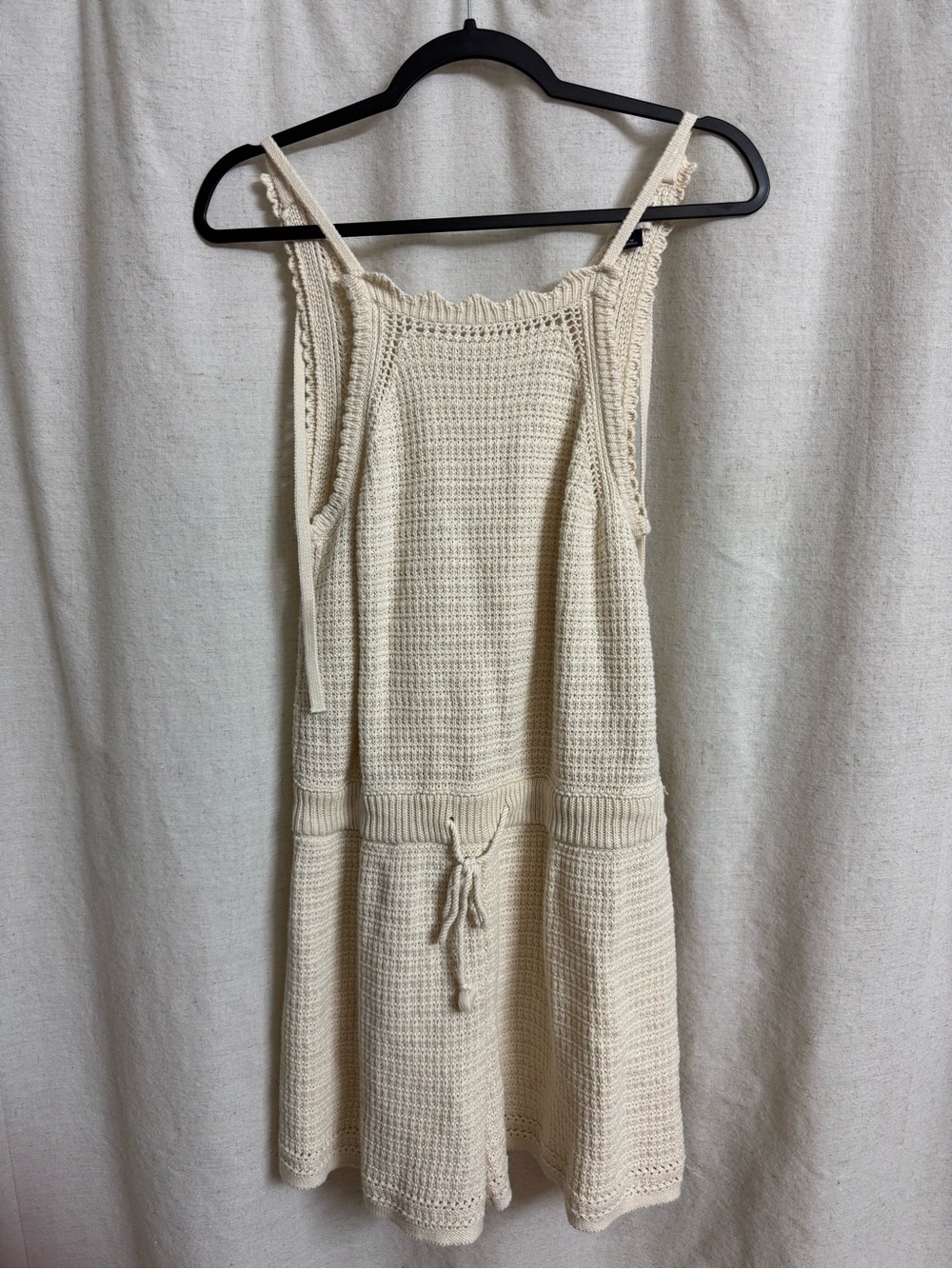 Universal Thread Cream Knit Romper
